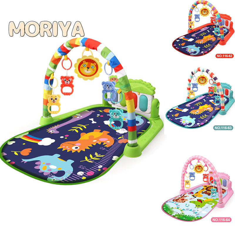 MORIYA Baby Tapete Infantil Com Pedal De Música/Piano Para Bebê De 0-24 Meses