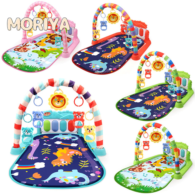 MORIYA Baby Tapete Infantil Com Pedal De Música/Piano Para Bebê De 0-24 Meses